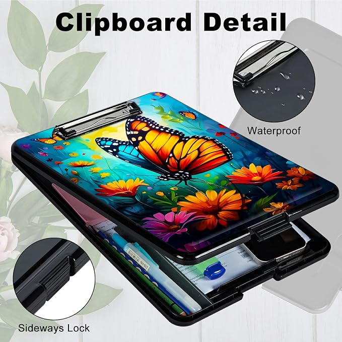 Butterfly Blue Sky A4 Clipboard - Image 3
