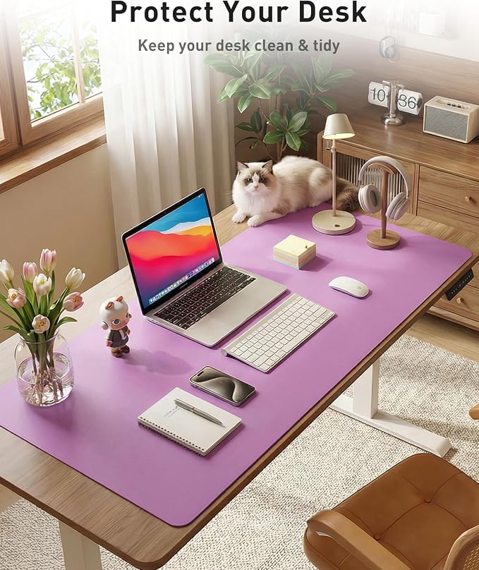 Aothia Faux Leather Desk Mat - Image 3