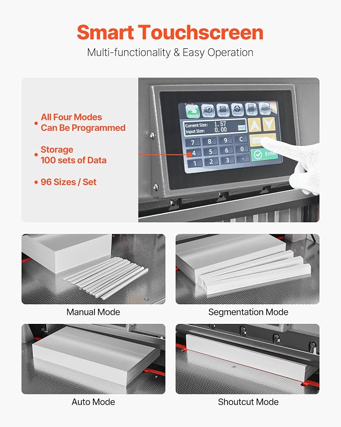 VEVOR Electric Paper Cutter, Metal Programmable Paper Cutter Machine, 17.99 - Image 3
