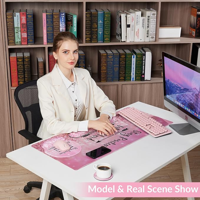 Desk Mat Set + Keyboard and Mouse Pad - Image 2