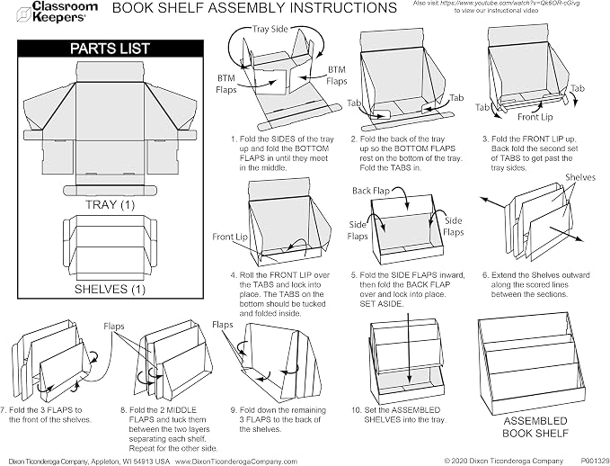 Classroom Keepers Sturdy Cardboard Book Shelf, 1 Unit - Image 4