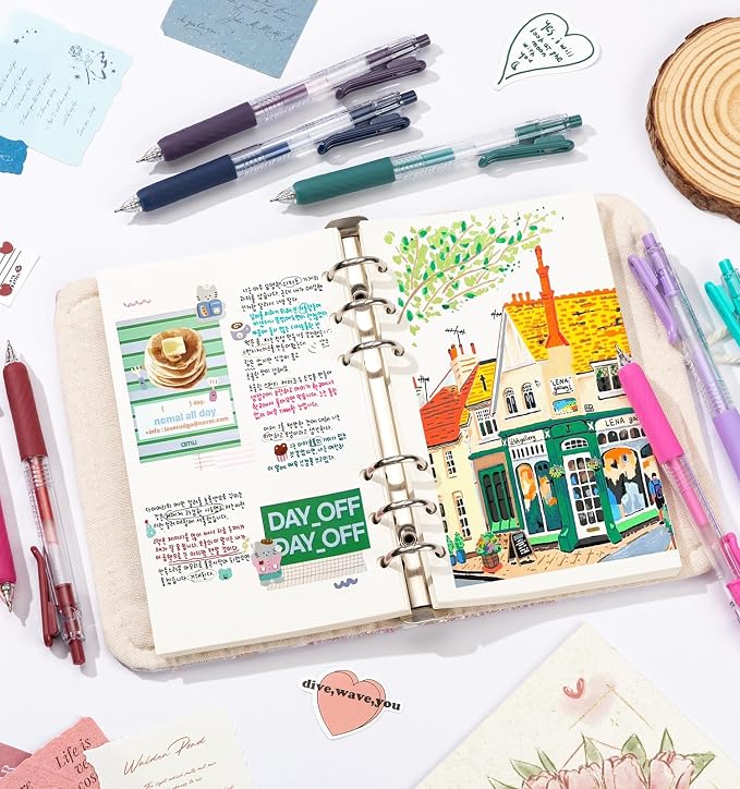 Acrylic Gel Pens For Coloring, 72 Colors Retractable Colored Pens for Black - Image 2