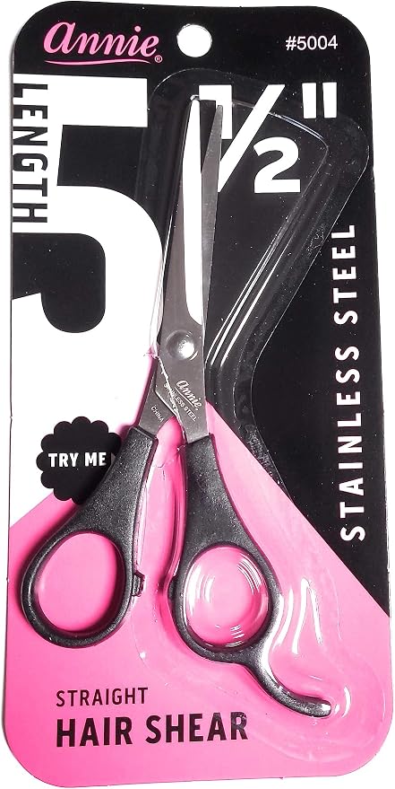 Annie Professional Stainless Steel Hair Cutting Shears – 5.5 Inch Sharp Barber - Image 2