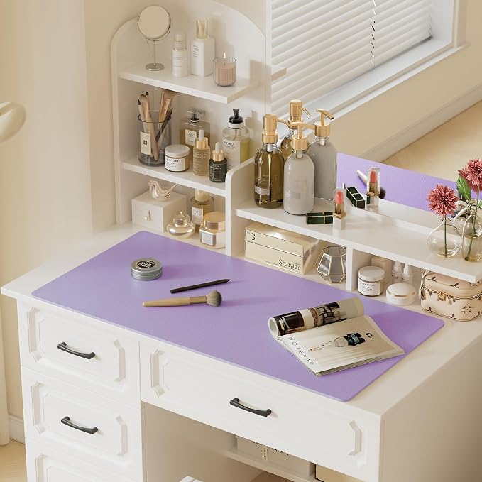 Aothia Faux Leather Desk Mat | Creates One Clean Surface - Image 6