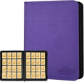 Trading Card Binder 16 Pocket, Foalgo PU Cover Card Binder by Foalgo