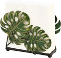 Modern Metal Leaves Design Napkin Holder by Owlgift