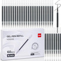 deli Gel Pen Refills, Medium Point 0.7mm, Smooth Writing, Fast Dry, No Bleed by delioffice