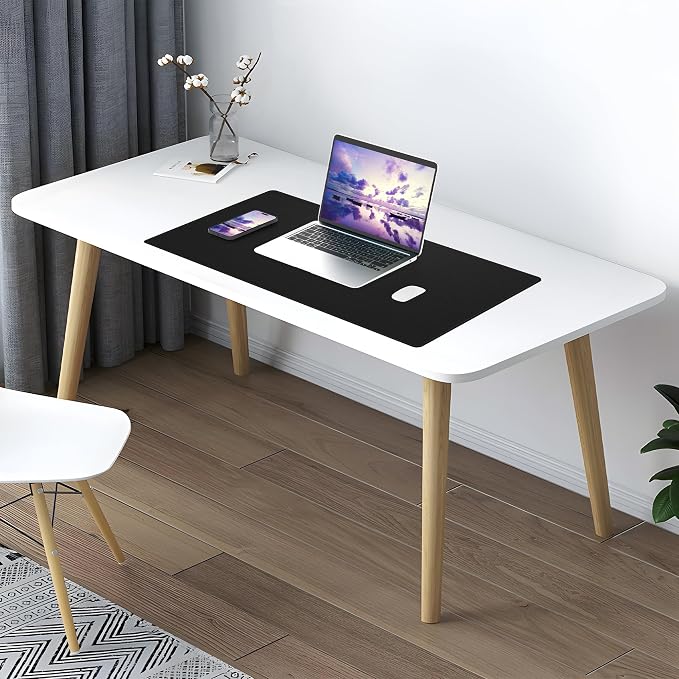 AFIING Cork Desk Mat, 23.6" x 13.7", Desk Pad Protector | Dual-Sided Cork & PU - Image 12