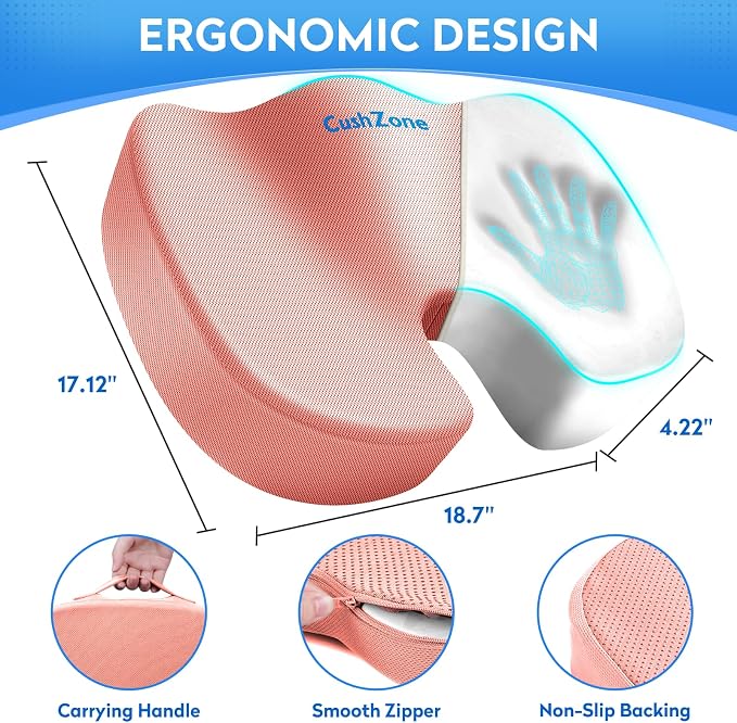 XXL Seat Cushion Office Car Seat Cushion, Memory Foam Cushion - Image 4