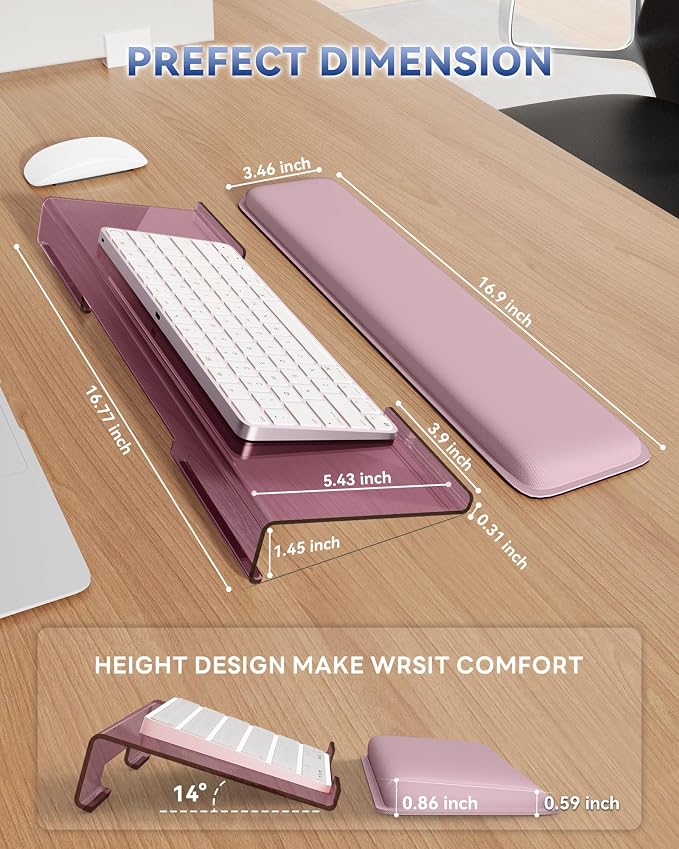 Laborio Computer Keyboard Wrist Rest Stand - Image 3