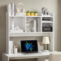 Nromant Desktop Bookshelf, Wooden Desk Storage Hutch by Nromant