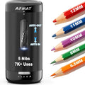 AFMAT Electric Pencil Sharpener, Auto in & Out, 5 Nibs, 7K+ Uses, Fully by AFMAT