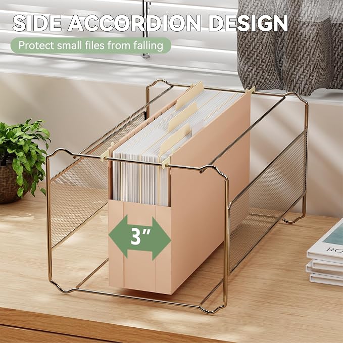 Extra Capacity Plastic Hanging File Folders Legal Size, 6 Pack Reinforced Legal - Image 4