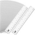 Mr. Pen- Bulk Plastic Rulers, 6 Inch, 24 Pack, Easy-to-Read Markings | by MrPen