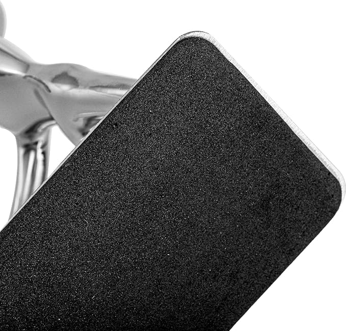 Fasmov Heavy Duty Stainless Steel Man Bookends Nonskid Bookends Art Bookend - Image 3