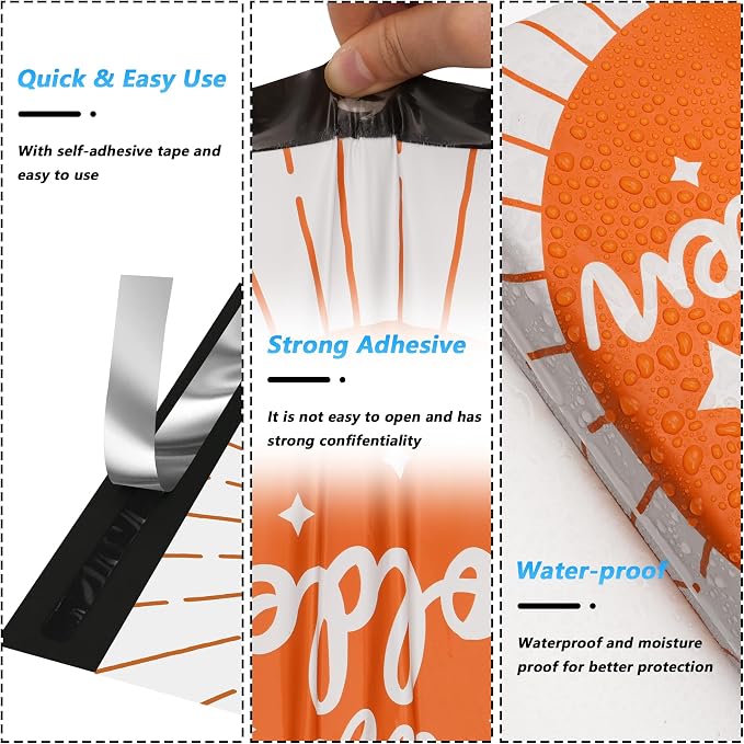 14.5x19 Poly Mailer Envelopes 50 Pack Shipping Bags - Image 3