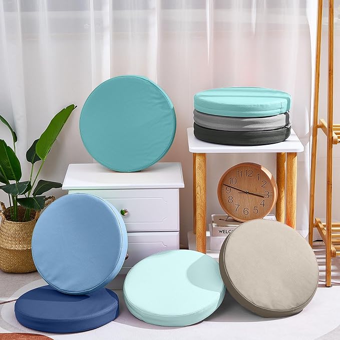 Juexica 8 Pcs Extra Thick Flexible Seating Floor Cushions Assorted Colored - Image 3