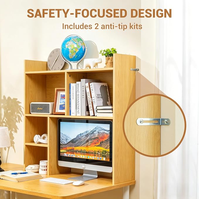 deli Desktop Shelf, Desk Hutch - Image 7