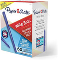 Paper Mate Ballpoint Pens, Write Bros. Blue Ink Pens, Medium Point by Unknown