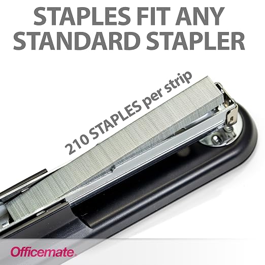 Officemate Standard Staples, 5 Boxes General Purpose Staple, 5000 Staples/Box - Image 3