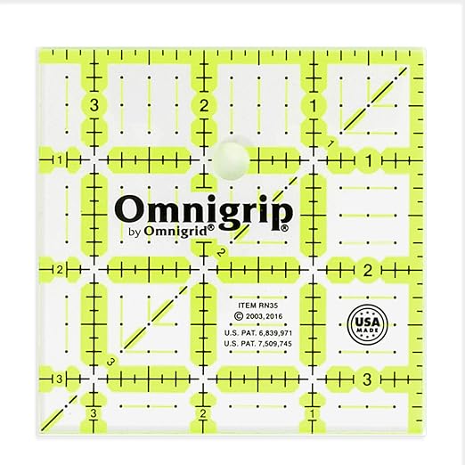 Omnigrip 3-1/2" Square Ruler by Omnigrid