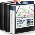 Dunwell Presentation Binder 60-Pocket, Displays 120 Pages, 8.5x11 Portfolio by Dunwell