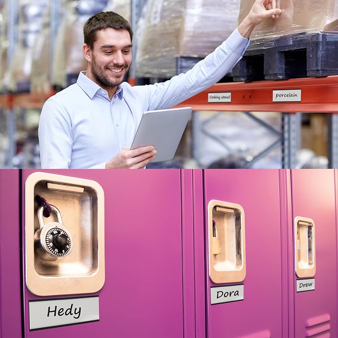 Realth C Channel Magnetic Label Holders 30 Pack 2'' x 4'' - Image 5