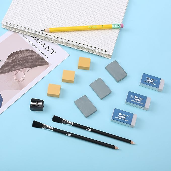 Mr. Pen- Art Eraser Set, Artist Pencil Erasers | Drawing Supplies Kit, - Image 7