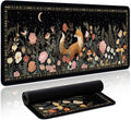 Aesthetic Desk Mat, Cute Wildwood Fox Desk Pad Protector by Zotia