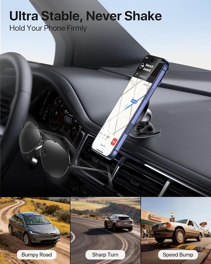 Miracase Latest Upgrade for MagSafe Car Mount Small Phone Holders for Your Car - Image 9