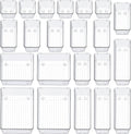 SMARTAKE 22-Piece Drawer Organizer by SMARTAKE
