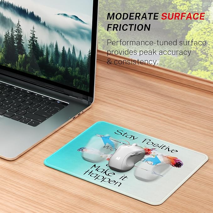 MROCO Essential Office & Gaming Mouse Pad, 8.5 x 11 Inch, Feather Arrow | - Image 2