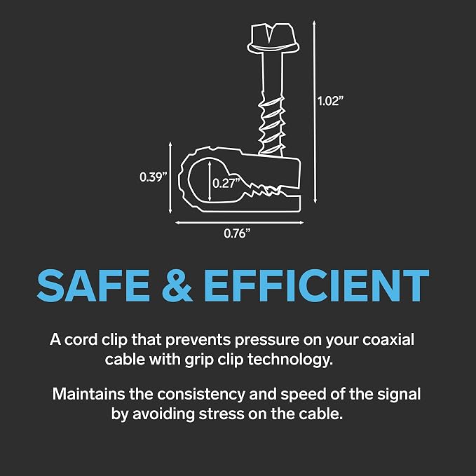 STEREN Coaxial Cable Clips - Image 7
