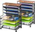 Simple Trending 7 Tier Desk File Organizer, 2 Pack Letter Tray Paper Organizer by SimpleTrending