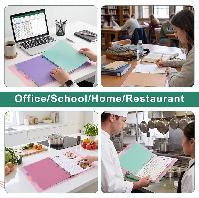3 Sets of 24Pcs Binder Dividers - Image 6