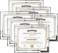Hoikwo 8.5 by 11 Picture Frames, 6 Pack 8.5x11 Glass Picture Frames – by Hoikwo