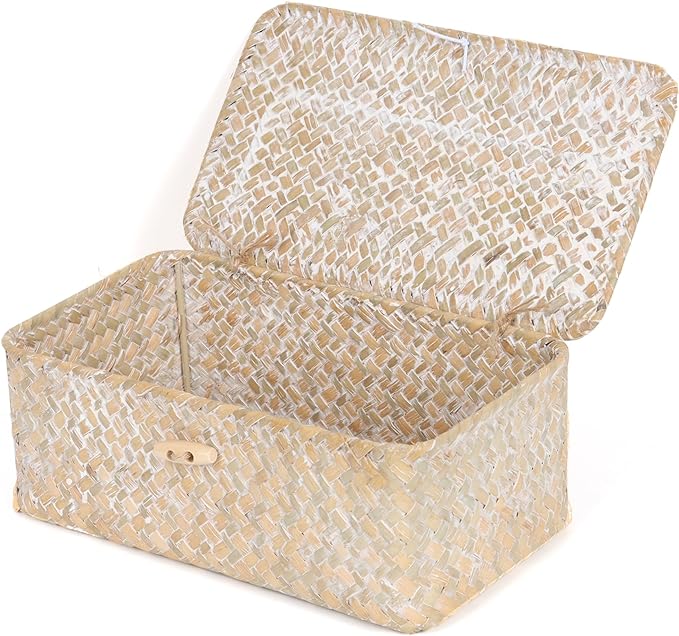 FEIALNDUO Wicker Shelf Baskets by FEILANDUO