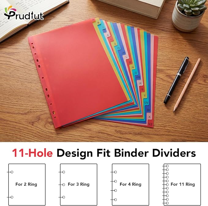 21-Tab A-Z Alphabet Binder Dividers - Image 5