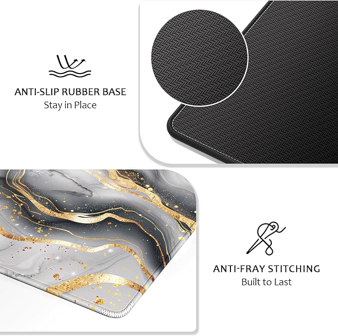 Auhoahsil Ultra Large Gaming Mousepad, XXL Desk Mat, Pretty Extended Full Size - Image 6