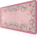 iCasso Desk Mat Pink, Long Mouse Pad by iCasso