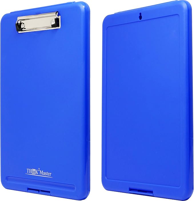 Think2Master Blue Plastic Storage Clipboard. | 25% Heavier & Sturdier| Heavy - Image 5