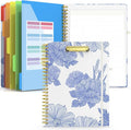 Sooez Clipboard Folio with Refillable Notepad, Folder with 10 Storage Pockets by Sooez