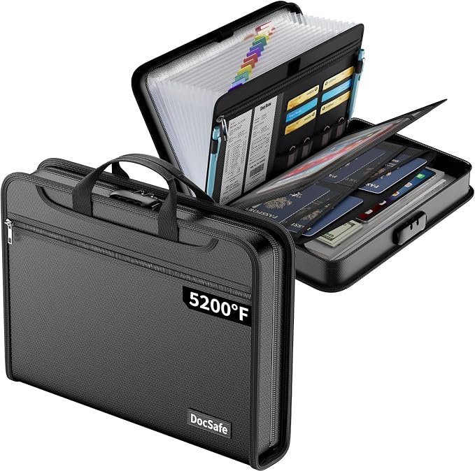 DocSafe 5200°F Accordion File Organizer by DocSafe