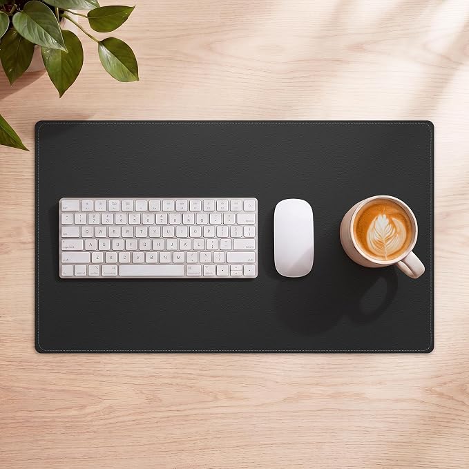 AFIING Desk Mat, 31.5" x 17", Cork Desk Pad Protector | Dual-Sided Cork & PU - Image 10