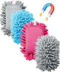 Mr. Pen- Magnetic Microfiber Shag Whiteboard Erasers, 4 Pack | Dual Surface by MrPen