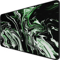 Large Extended Mouse Pad with Stitched Edges, Durable Non-Slip Natural Rubber by Hsmienk