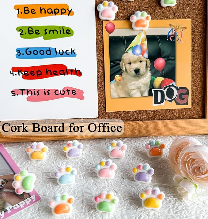 30 Pcs Cute Push Pins, Decorative Thumb Tacks, Animal Push Pins - Image 4