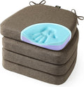 SUNROX Cooling Gel Memory Foam Chair Cushions, 2.6" Thick U-Shaped Dual-Layer by SUNROX