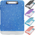 Glitter Clipboard with Storage, Storage Clipboard with Pen Holder, A4 Binder by SFLHHDM
