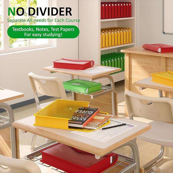 ThinkTex Plastic Expanding File Folders, Transparent Envelopes - Image 5